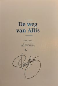 Titelpagina van de geletterde rood fluwelen uitgave