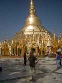 Shwedagon Pagoda in Yangon, Myanmar.