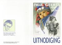 Uitnodiging tentoonstelling Kampen 2004 voor- en achterzijde